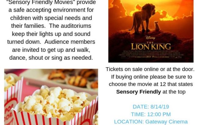 Sensory Friendly Movie: Lion King