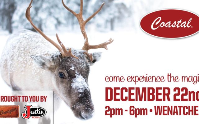 Visit Santa’s Reindeer at Your Wenatchee Coastal!